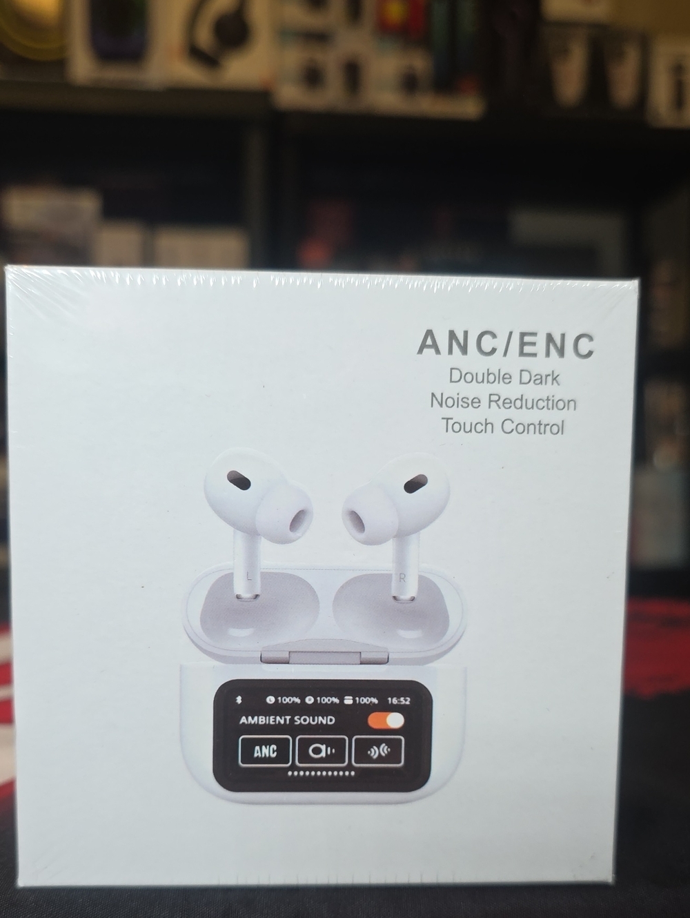 Wireless ANC/ENC True Wireless Earbuds with Charging Case - Factory Sealed